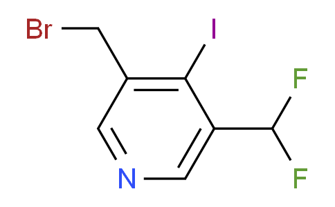 3-(Bromomethyl)-5-(difluoromethyl)-4-iodopyridine