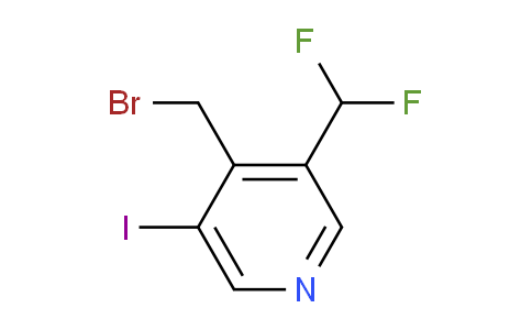 4-(Bromomethyl)-3-(difluoromethyl)-5-iodopyridine