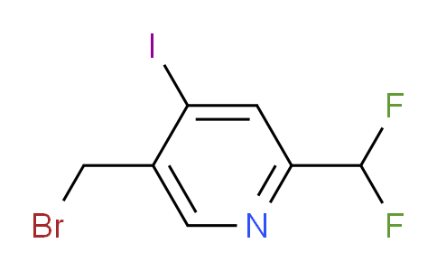 5-(Bromomethyl)-2-(difluoromethyl)-4-iodopyridine