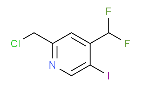 2-(Chloromethyl)-4-(difluoromethyl)-5-iodopyridine