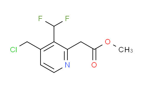 Methyl 4-(chloromethyl)-3-(difluoromethyl)pyridine-2-acetate