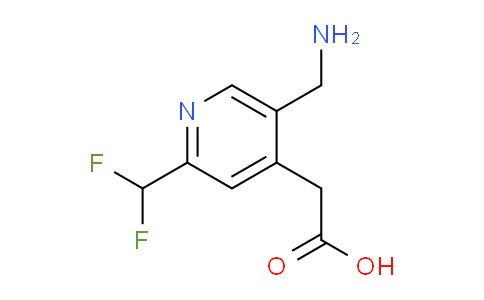 5-(Aminomethyl)-2-(difluoromethyl)pyridine-4-acetic acid