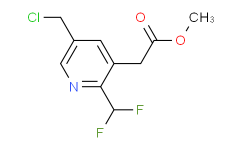Methyl 5-(chloromethyl)-2-(difluoromethyl)pyridine-3-acetate