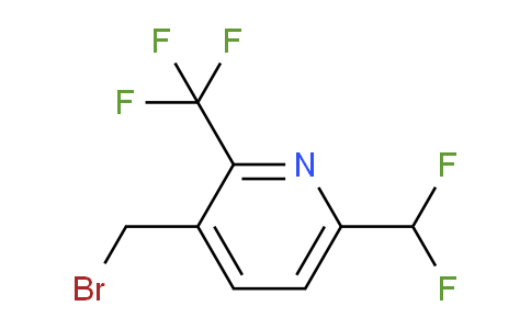 AM140081 | 1805318-86-8 | 3-(Bromomethyl)-6-(difluoromethyl)-2-(trifluoromethyl)pyridine