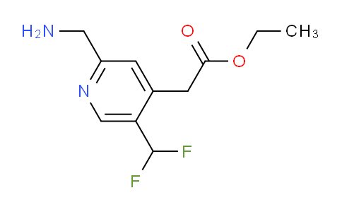 AM140085 | 1806806-80-3 | Ethyl 2-(aminomethyl)-5-(difluoromethyl)pyridine-4-acetate