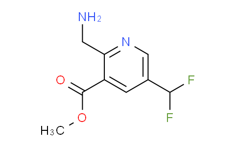 AM140106 | 1805319-08-7 | Methyl 2-(aminomethyl)-5-(difluoromethyl)pyridine-3-carboxylate