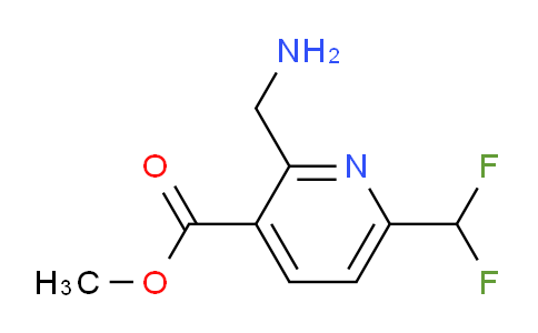 AM140109 | 1806795-08-3 | Methyl 2-(aminomethyl)-6-(difluoromethyl)pyridine-3-carboxylate