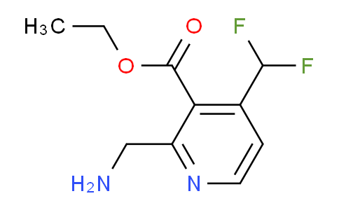 AM140121 | 1805303-16-5 | Ethyl 2-(aminomethyl)-4-(difluoromethyl)pyridine-3-carboxylate