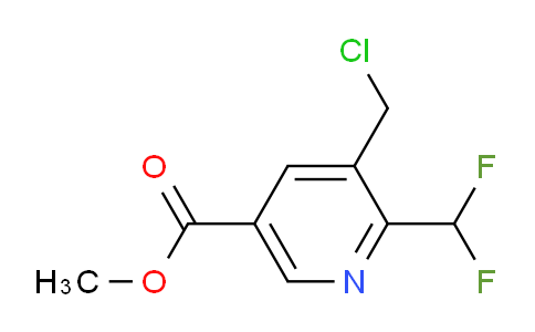 AM140141 | 1805283-12-8 | Methyl 3-(chloromethyl)-2-(difluoromethyl)pyridine-5-carboxylate