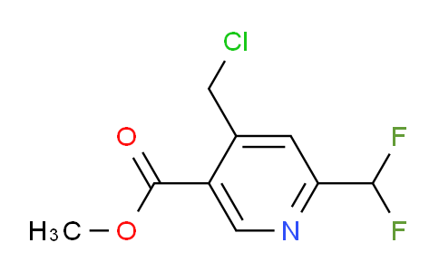 Methyl 4-(chloromethyl)-2-(difluoromethyl)pyridine-5-carboxylate