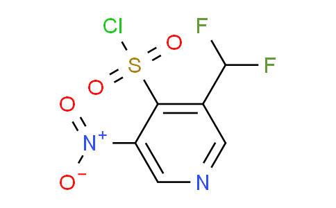 3-(Difluoromethyl)-5-nitropyridine-4-sulfonyl chloride