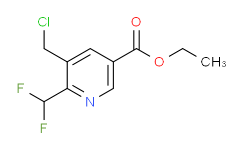 Ethyl 3-(chloromethyl)-2-(difluoromethyl)pyridine-5-carboxylate