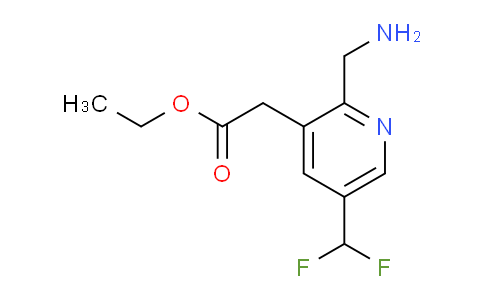 AM140165 | 1805134-86-4 | Ethyl 2-(aminomethyl)-5-(difluoromethyl)pyridine-3-acetate