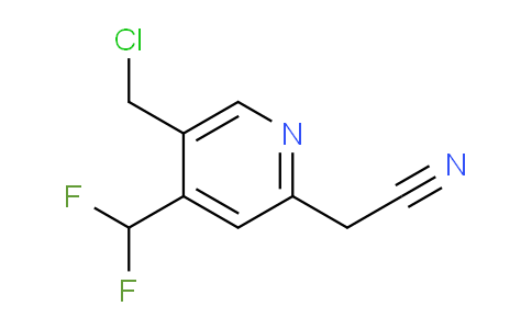 5-(Chloromethyl)-4-(difluoromethyl)pyridine-2-acetonitrile