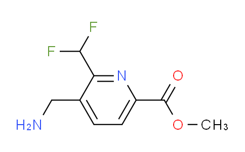 Methyl 3-(aminomethyl)-2-(difluoromethyl)pyridine-6-carboxylate