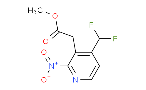 Methyl 4-(difluoromethyl)-2-nitropyridine-3-acetate