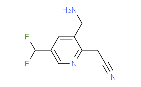 AM140208 | 1805301-00-1 | 3-(Aminomethyl)-5-(difluoromethyl)pyridine-2-acetonitrile