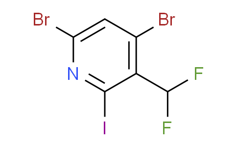 4,6-Dibromo-3-(difluoromethyl)-2-iodopyridine