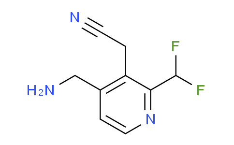 4-(Aminomethyl)-2-(difluoromethyl)pyridine-3-acetonitrile