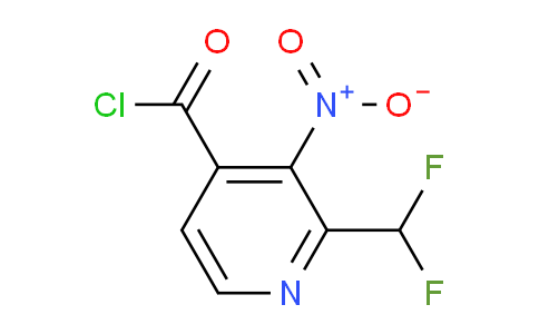 2-(Difluoromethyl)-3-nitropyridine-4-carbonyl chloride