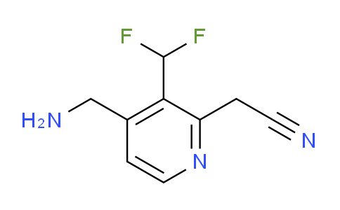 4-(Aminomethyl)-3-(difluoromethyl)pyridine-2-acetonitrile