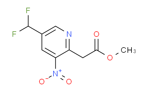 Methyl 5-(difluoromethyl)-3-nitropyridine-2-acetate