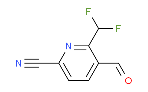 6-Cyano-2-(difluoromethyl)pyridine-3-carboxaldehyde