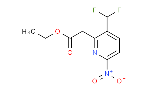 AM140311 | 1805131-63-8 | Ethyl 3-(difluoromethyl)-6-nitropyridine-2-acetate