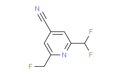 AM140317 | 1806756-08-0 | 4-Cyano-2-(difluoromethyl)-6-(fluoromethyl)pyridine
