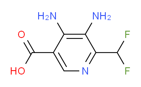 AM140342 | 1805321-73-6 | 3,4-Diamino-2-(difluoromethyl)pyridine-5-carboxylic acid