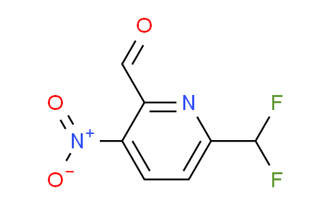 AM140350 | 1805326-36-6 | 6-(Difluoromethyl)-3-nitropyridine-2-carboxaldehyde