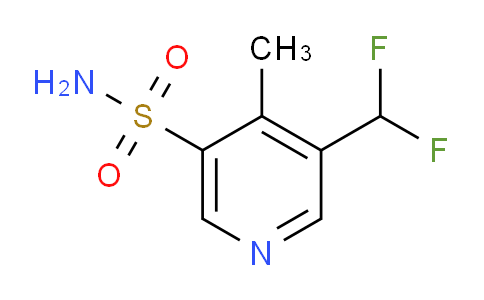 3-(Difluoromethyl)-4-methylpyridine-5-sulfonamide