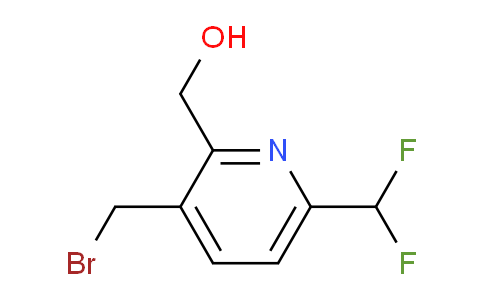 3-(Bromomethyl)-6-(difluoromethyl)pyridine-2-methanol