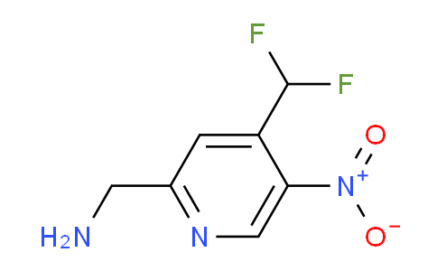 2-(Aminomethyl)-4-(difluoromethyl)-5-nitropyridine