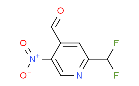 2-(Difluoromethyl)-5-nitropyridine-4-carboxaldehyde