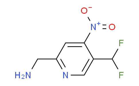 2-(Aminomethyl)-5-(difluoromethyl)-4-nitropyridine