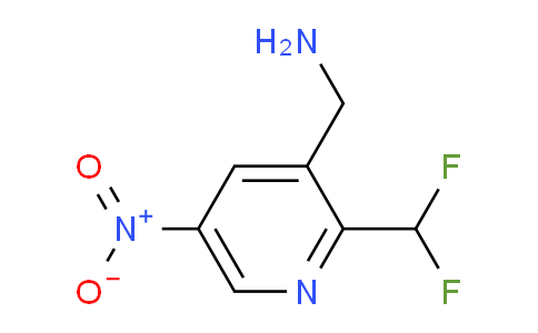 3-(Aminomethyl)-2-(difluoromethyl)-5-nitropyridine