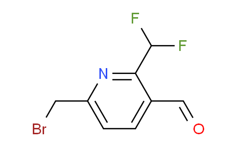 6-(Bromomethyl)-2-(difluoromethyl)pyridine-3-carboxaldehyde