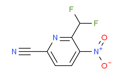 6-Cyano-2-(difluoromethyl)-3-nitropyridine
