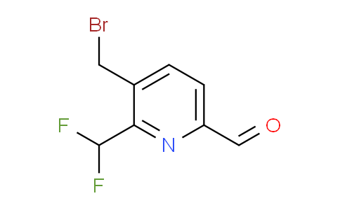 3-(Bromomethyl)-2-(difluoromethyl)pyridine-6-carboxaldehyde