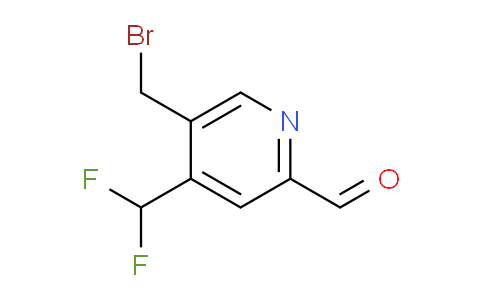5-(Bromomethyl)-4-(difluoromethyl)pyridine-2-carboxaldehyde