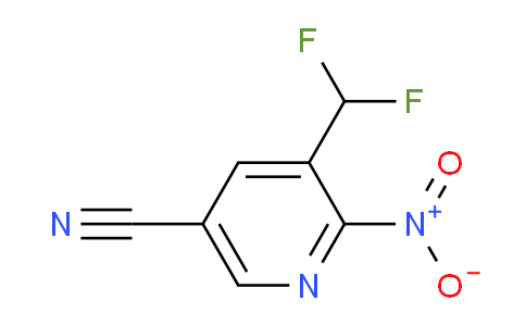 5-Cyano-3-(difluoromethyl)-2-nitropyridine