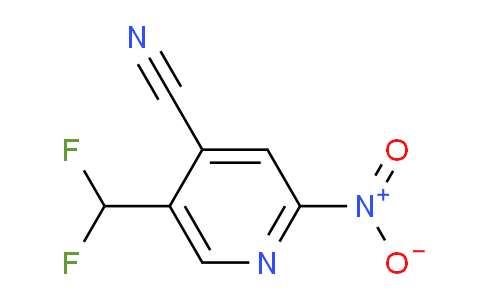4-Cyano-5-(difluoromethyl)-2-nitropyridine