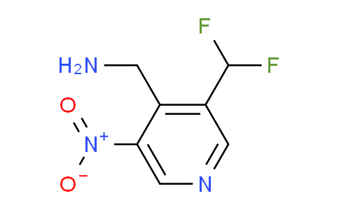 4-(Aminomethyl)-3-(difluoromethyl)-5-nitropyridine