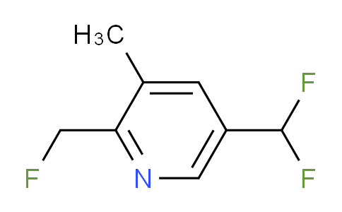 5-(Difluoromethyl)-2-(fluoromethyl)-3-methylpyridine