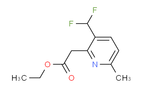AM140563 | 1806774-81-1 | Ethyl 3-(difluoromethyl)-6-methylpyridine-2-acetate
