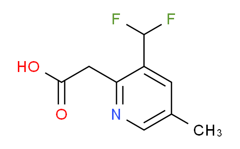AM140595 | 1805319-63-4 | 3-(Difluoromethyl)-5-methylpyridine-2-acetic acid