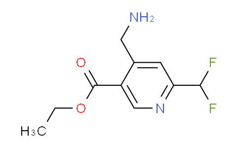 AM140597 | 1805134-26-2 | Ethyl 4-(aminomethyl)-2-(difluoromethyl)pyridine-5-carboxylate