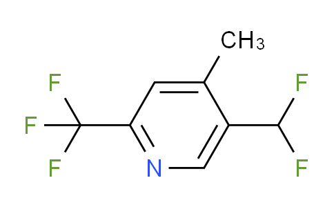 5-(Difluoromethyl)-4-methyl-2-(trifluoromethyl)pyridine