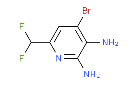 4-Bromo-2,3-diamino-6-(difluoromethyl)pyridine